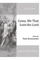 Come, We That Love the Lord SATB choral sheet music cover